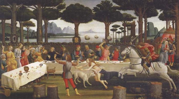 Novella di Nastagio degli Onesti, Sandro Botticelli